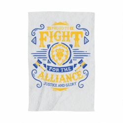 Рушник з принтом Proud to fight for the Alliance - PrintSalon