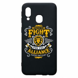 Чохол для Samsung A40 Proud to fight for the Alliance - PrintSalon