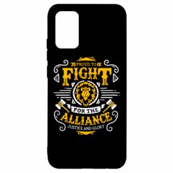 Чохол для Samsung A02s/M02s Proud to fight for the Alliance - PrintSalon