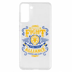 Чехол для Samsung S21+ Proud to fight for the Alliance-PrintSalon Чехол для Samsung S21+ Proud to fight for the Alliance