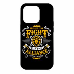 Чохол для iPhone 14 Pro Proud to fight for the Alliance - PrintSalon