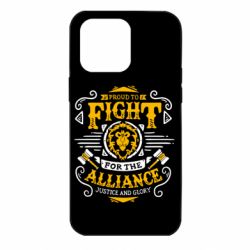 Чохол для iPhone 14 Pro Max Proud to fight for the Alliance - PrintSalon