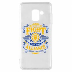 Чохол для Samsung A8 2018 Proud to fight for the Alliance-PrintSalon Чохол для Samsung A8 2018 Proud to fight for the Alliance