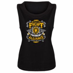 Майка жіноча Proud to fight for the Alliance - PrintSalon