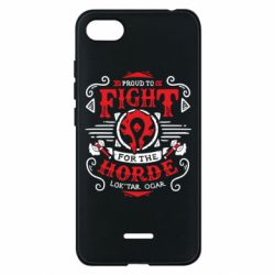 Чехол для Xiaomi Redmi 6A Proud to fight for the Horde-PrintSalon Чехол для Xiaomi Redmi 6A Proud to fight for the Horde
