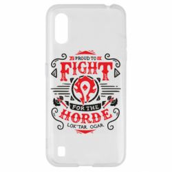 Чехол для Samsung A01/M01 Proud to fight for the Horde - PrintSalon