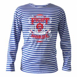 Тельняшка с длинным рукавом Proud to fight for the Horde - PrintSalon