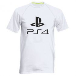 Чоловіча футболка для спорту PS 4 Logo - PrintSalon