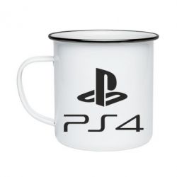 Кружка емальована PS 4 Logo - PrintSalon