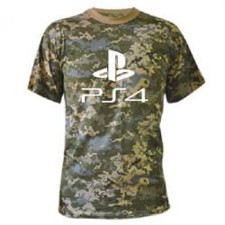 Камуфляжна футболка PS 4 Logo - PrintSalon