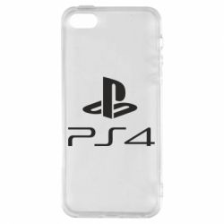 Чохол для iphone 5/5S/SE PS 4 Logo - PrintSalon