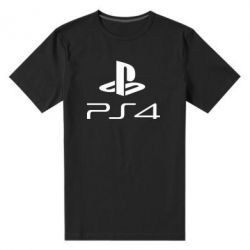 Чоловіча преміум футболка PS 4 Logo - PrintSalon