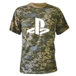 Камуфляжная футболка PS Logo - PrintSalon