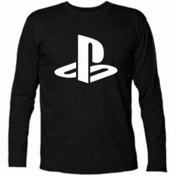 Футболка с длинным рукавом PS Logo - PrintSalon