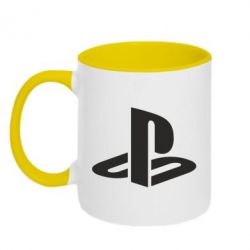 Чашка двухцветная 320ml PS Logo - PrintSalon