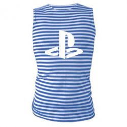 Майка-тельняшка PS Logo - PrintSalon