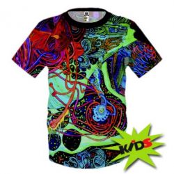 Дитяча 3D футболка Psychedelic 1
