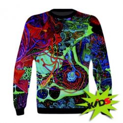 Детский 3D свитшот Psychedelic 1 - PrintSalon