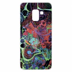 Чехол для Samsung A8 2018 Psychedelic 1 - PrintSalon