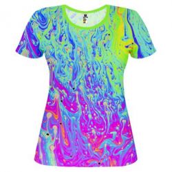 Жіноча 3D футболка Psychedelic 2 - PrintSalon