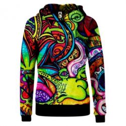 Жіноче 3D худі Psychedelic 4