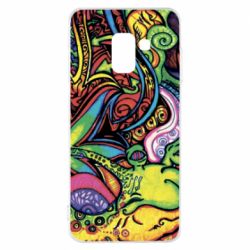 Чехол для Samsung A8 2018 Psychedelic 4 - PrintSalon