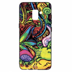 Чехол для Samsung A8+ 2018 Psychedelic 4 - PrintSalon