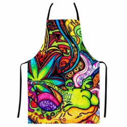 Фартук с 3D принтом Psychedelic 4 - PrintSalon