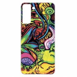 Чехол для Samsung S21+ Psychedelic 4 - PrintSalon
