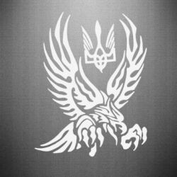 Наклейка Птах та герб