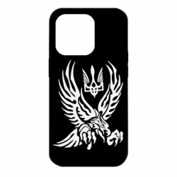 Чохол для iPhone 14 Pro Птах та герб - PrintSalon