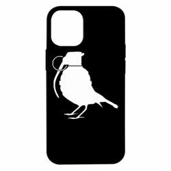 Чехол для iPhone 12 mini Птичка с гранатой - PrintSalon