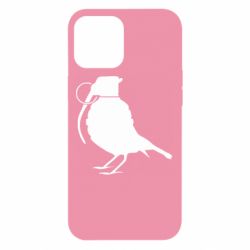 Чехол для iPhone 12 Pro Max Птичка с гранатой - PrintSalon