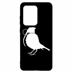 Чехол для Samsung S20 Ultra Птичка с гранатой - PrintSalon
