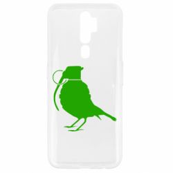 Чехол для Oppo A5/A9 2020 Птичка с гранатой
