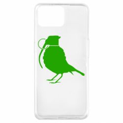 Чехол для Oppo A73 Птичка с гранатой - PrintSalon