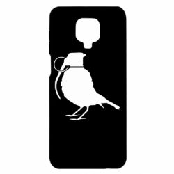 Чехол для Xiaomi Redmi Note 9S/9Pro/9Pro Max Птичка с гранатой