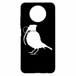 Чехол для Xiaomi Redmi Note 9 5G/Redmi Note 9T Птичка с гранатой