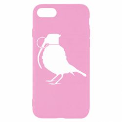 Чехол для iPhone SE 2022 Птичка с гранатой - PrintSalon