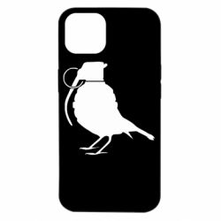 Чехол для iPhone 14 Птичка с гранатой - PrintSalon