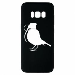 Чехол для Samsung S8 Птичка с гранатой - PrintSalon