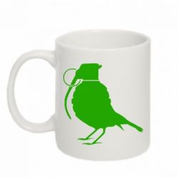 Чашка 320ml Птичка с гранатой