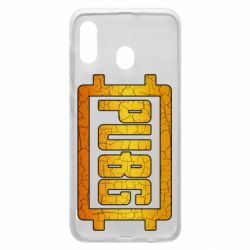 Чехол для Samsung A20 PUBG and cracks - PrintSalon