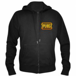 Мужское худи на молнии PUBG and cracks - PrintSalon