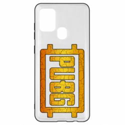 Чехол для Samsung A21s PUBG and cracks - PrintSalon