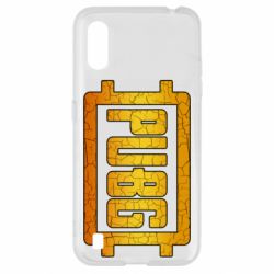 Чехол для Samsung A01/M01 PUBG and cracks - PrintSalon