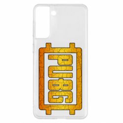 Чехол для Samsung S21+ PUBG and cracks - PrintSalon