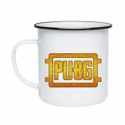 Кружка эмалированная PUBG and cracks