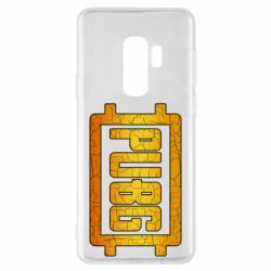 Чехол для Samsung S9+ PUBG and cracks - PrintSalon