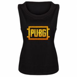 Женская майка PUBG and cracks - PrintSalon